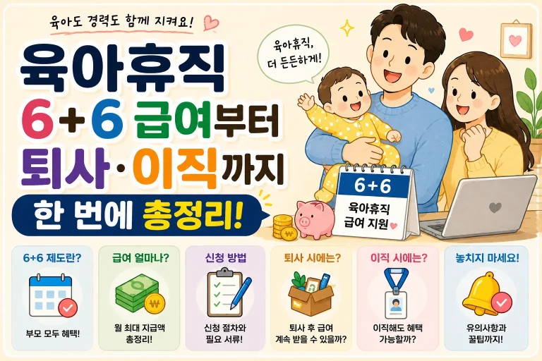 육아휴직 6+6 급여