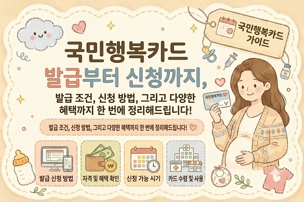 국민행복카드 발급