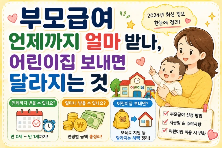 부모급여 언제까지