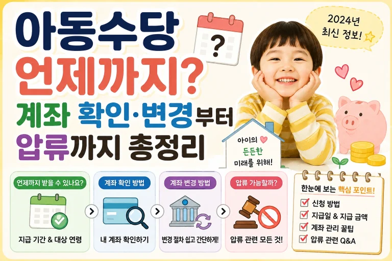 아동수당 언제까지